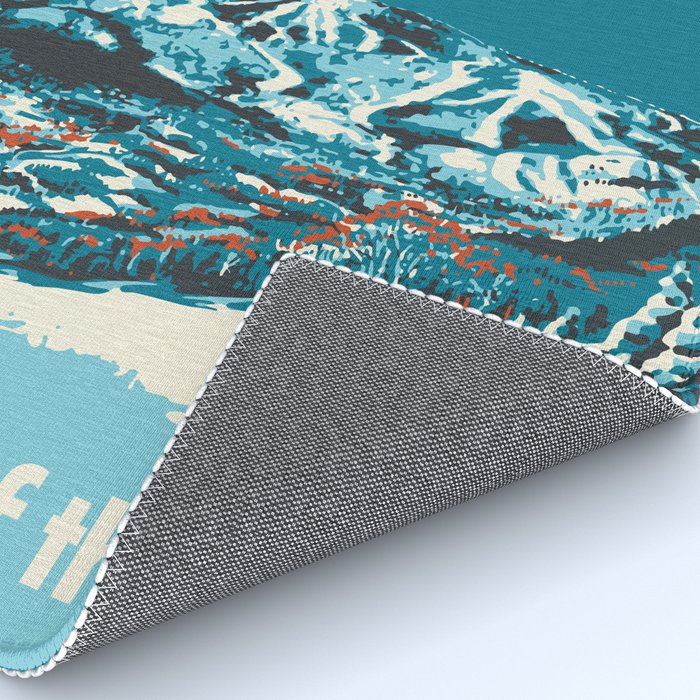 Steamboat Springs Vintage Ski Poster Rug Gallery Image 4