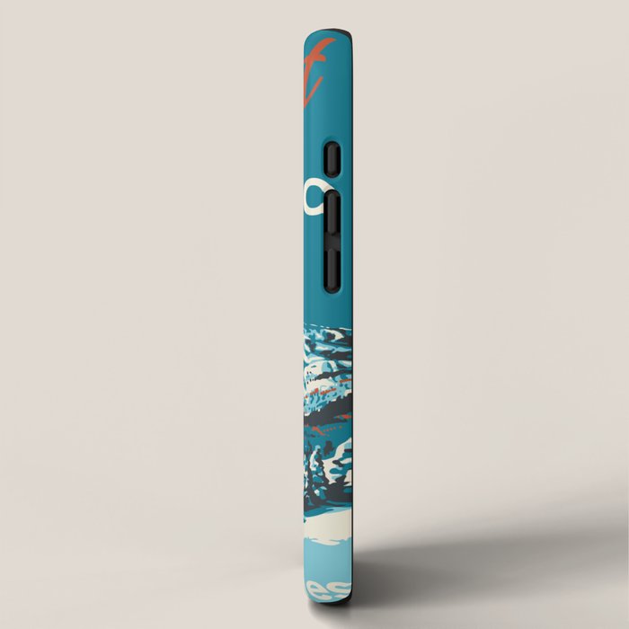 Steamboat Springs Vintage Ski Poster iPhone Case Gallery Image 2