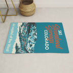 Steamboat Springs Vintage Ski Poster Rug Gallery Image 1