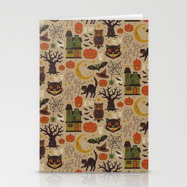 Vintage Halloween Stationery Card Gallery Image 2