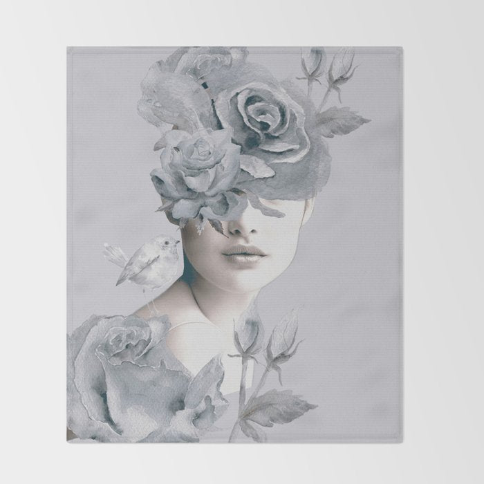 Spring (portrait) Throw Blanket Gallery Image 2