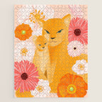 Mother Lion and cub II Jigsaw Puzzle Gallery Image 1