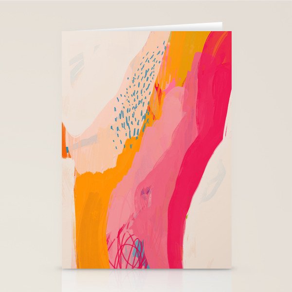 Abstract Line Shades Stationery Card Gallery Image 1