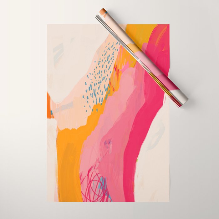 Abstract Line Shades Wrapping Paper Gallery Image 1