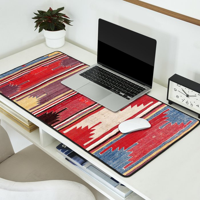 Nevsehir Cappadocian Central Anatolian Kilim Print Desk Mat Gallery Image 2