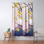 Midnight Bloom 01 Window Curtain Gallery Image 5