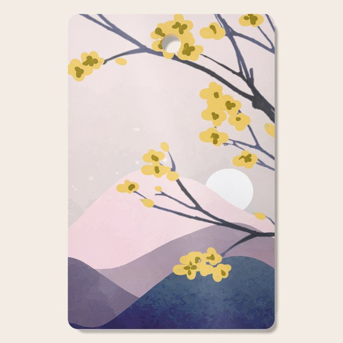 Midnight Bloom 01 Cutting Board Gallery Image 1