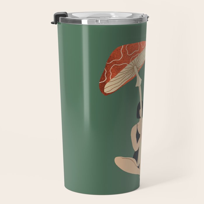 Mushroom Defiance  Travel Mug Gallery Image 3