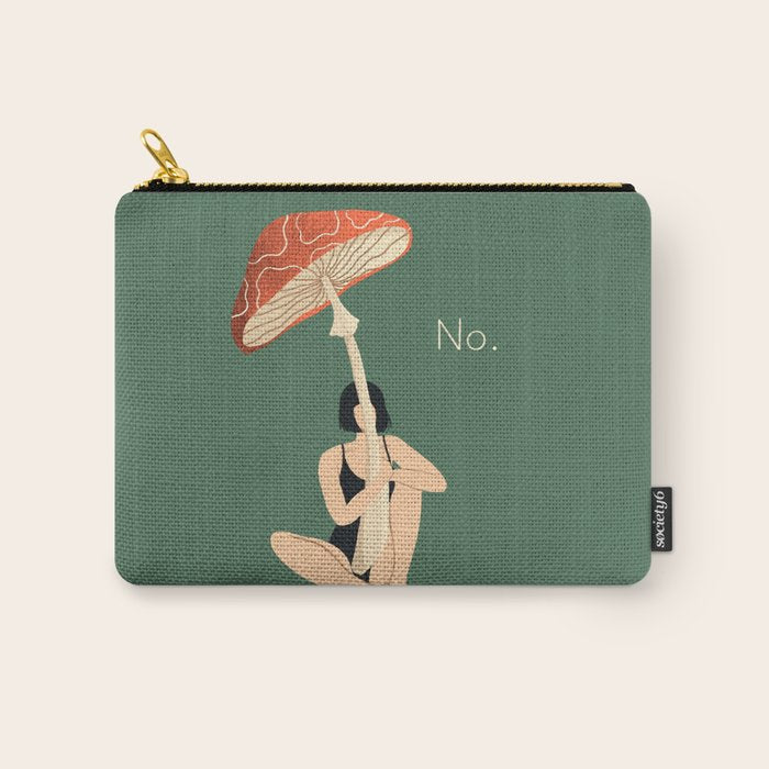 Mushroom Defiance  Carry All Pouch Gallery Image 1
