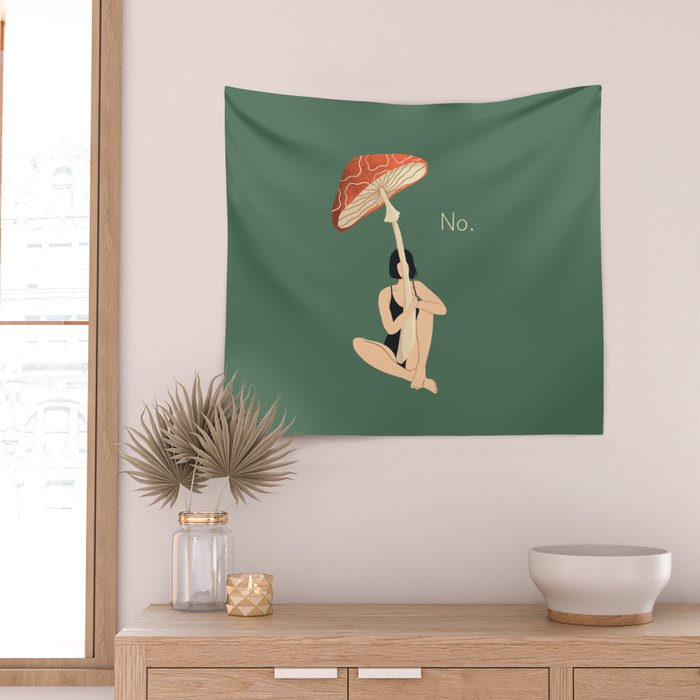 Mushroom Defiance  Wall Tapestry Gallery Image 2