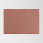 Rich Warm Burnt Sienna Adobe Clay Earth Tone Solid  Rug Gallery Image 2