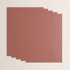 Rich Warm Burnt Sienna Adobe Clay Earth Tone Solid  Wrapping Paper Gallery Image 3
