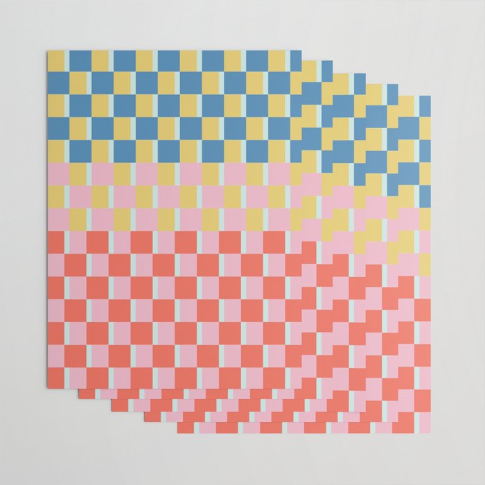 Colorful Checkerboard Wrapping Paper Gallery Image 3