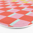 Colorful Checkerboard Bath Mat Gallery Image 3