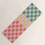 Colorful Checkerboard Yoga Mat Gallery Image 1