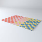 Colorful Checkerboard Rug Gallery Image 3
