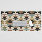 Southwestern Pattern, Boho Prints Desk Mat Gallery Image 1