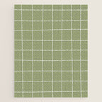 Hand Drawn Grid Green Jigsaw Puzzle Gallery Image 1