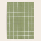 Hand Drawn Grid Green Poster Gallery Image 4