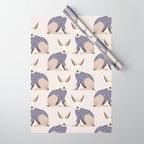Whimsical European Hare Wrapping Paper Gallery Image 1