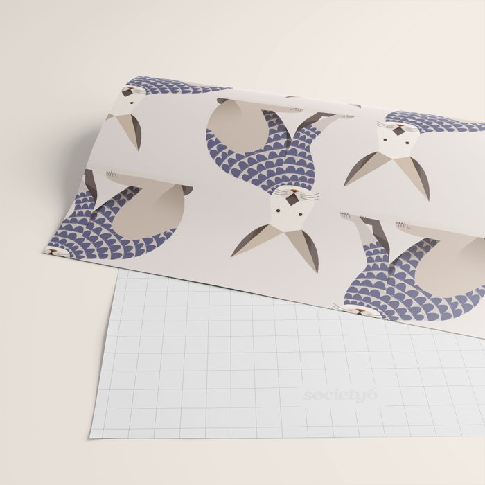 Whimsical European Hare Wrapping Paper Gallery Image 2