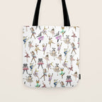 Animal Square Dance Hipster Ballerinas Tote Bag Gallery Image 1