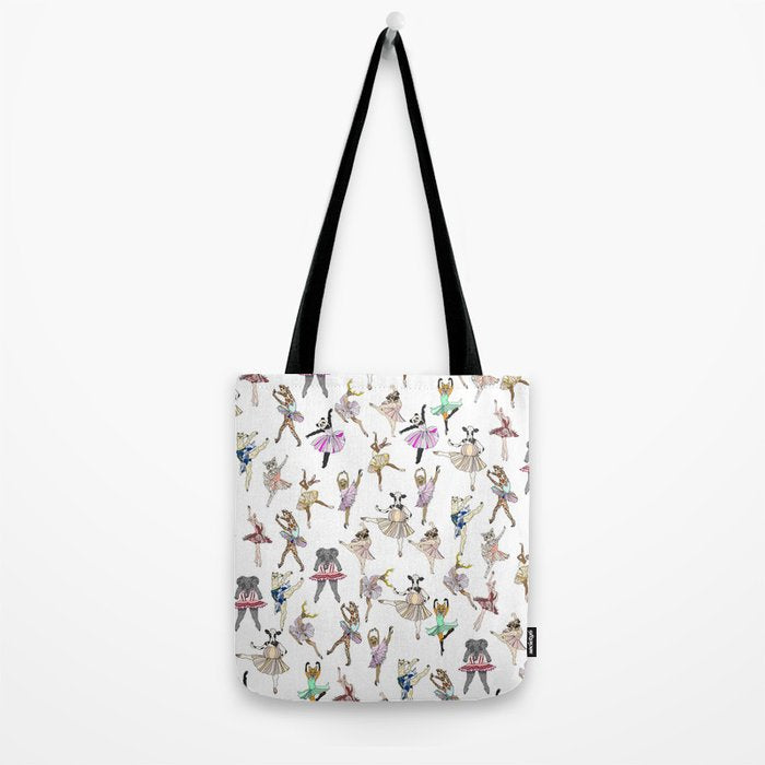 Animal Square Dance Hipster Ballerinas Tote Bag Gallery Image 2