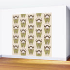 Whimsical Cape Buffalo Wall Mural Gallery Image 2