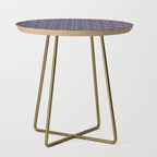 Bows & Ribbons Pattern XXXII Dark Lavender Purple Side Table Gallery Image 1