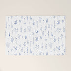 Wildflowers in blue Welcome Mat Gallery Image 1