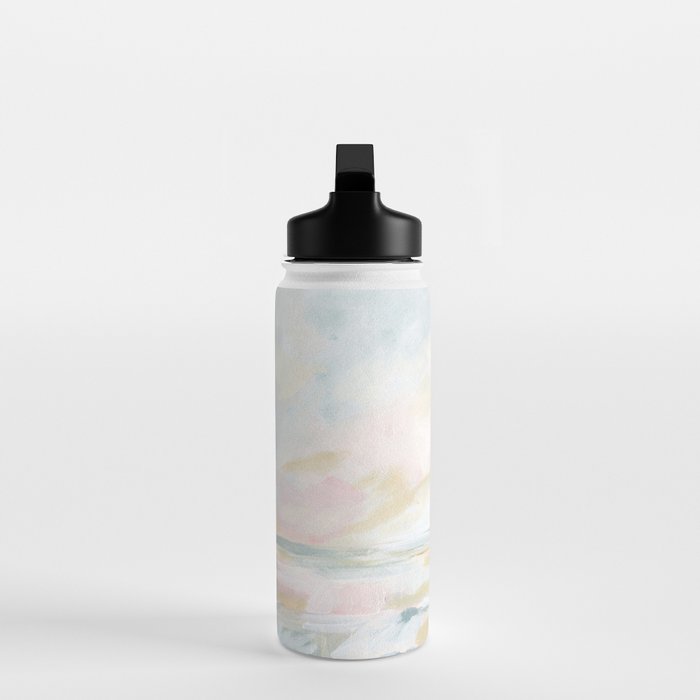 Golden Hour - Pastel Seascape Water Bottle Gallery Image 3