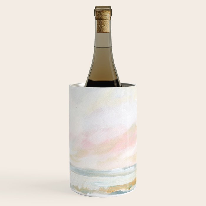 Golden Hour - Pastel Seascape Wine Chiller Gallery Image 3