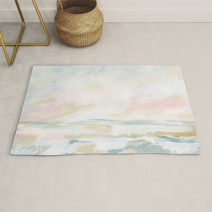Golden Hour - Pastel Seascape Rug Gallery Image 1