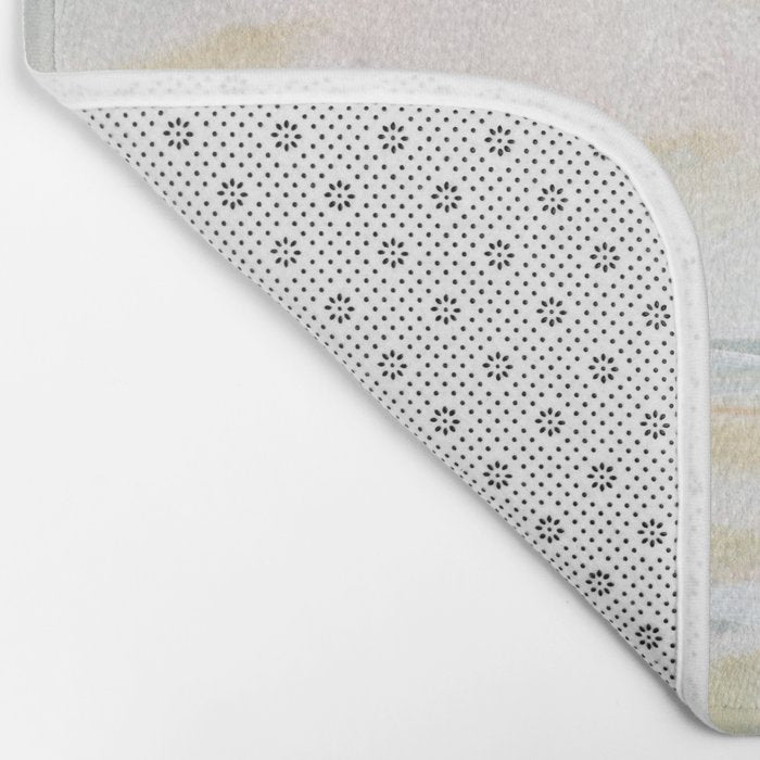 Golden Hour - Pastel Seascape Bath Mat Gallery Image 2