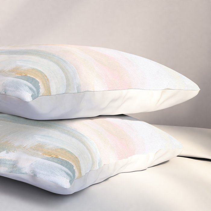 Golden Hour - Pastel Seascape Pillow Sham Gallery Image 3