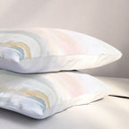 Golden Hour - Pastel Seascape Pillow Sham Gallery Image 3
