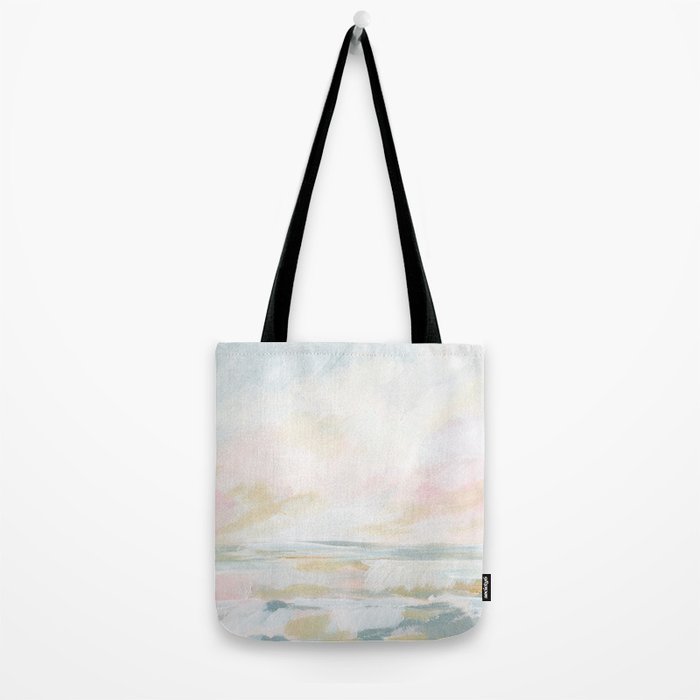 Golden Hour - Pastel Seascape Tote Bag Gallery Image 2