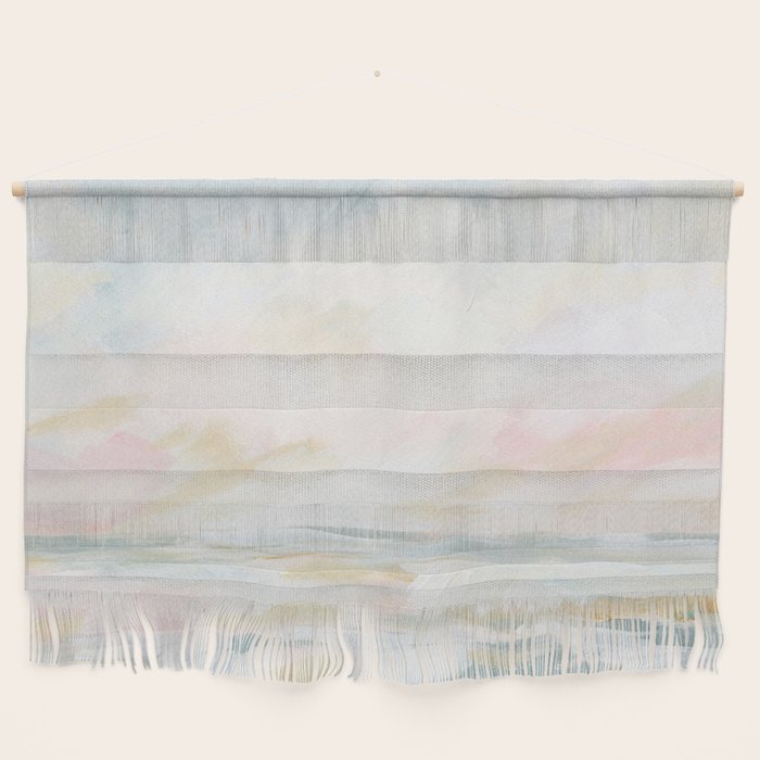 Golden Hour - Pastel Seascape Wall Hanging Gallery Image 1