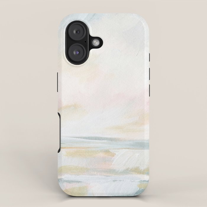 Golden Hour - Pastel Seascape iPhone Case Gallery Image 1
