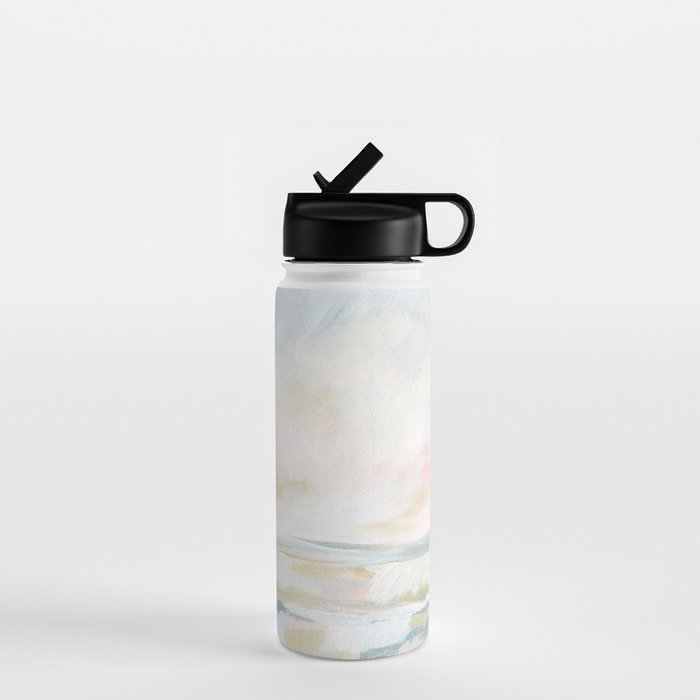 Golden Hour - Pastel Seascape Water Bottle