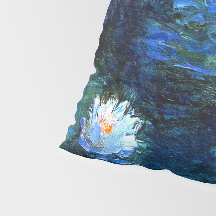 monet water lilies 1899 blue Teal Pillow Sham Gallery Image 4