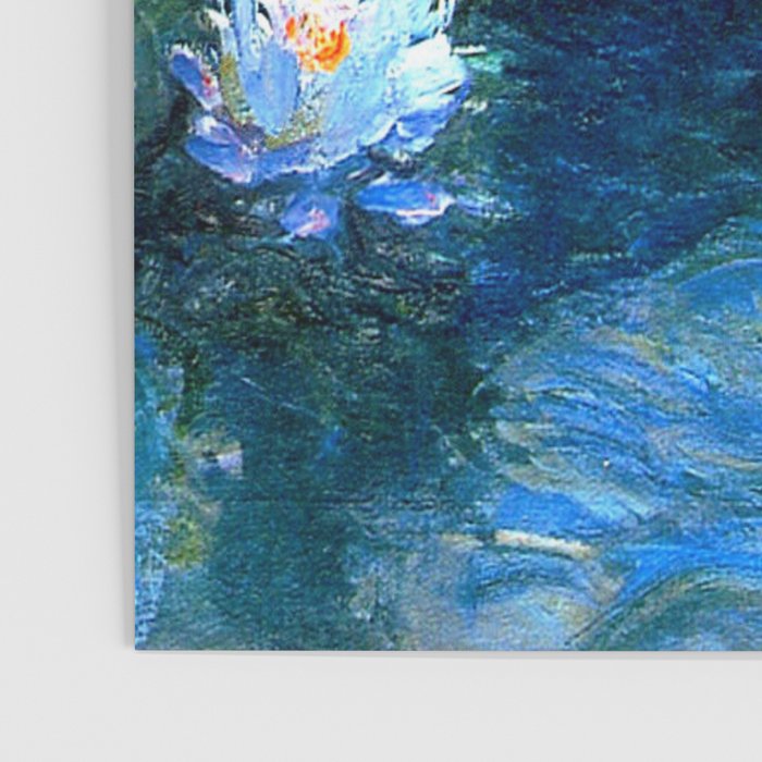 monet water lilies 1899 blue Teal Poster Gallery Image 3