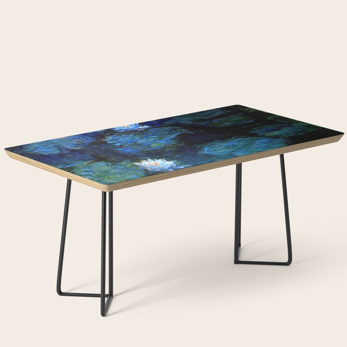 monet water lilies 1899 blue Teal Coffee Table Gallery Image 1