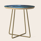 monet water lilies 1899 blue Teal Side Table Gallery Image 1