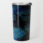 monet water lilies 1899 blue Teal Travel Mug Gallery Image 2