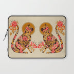 Porcelain Cat - 70s Palette Laptop Sleeve Gallery Image 1