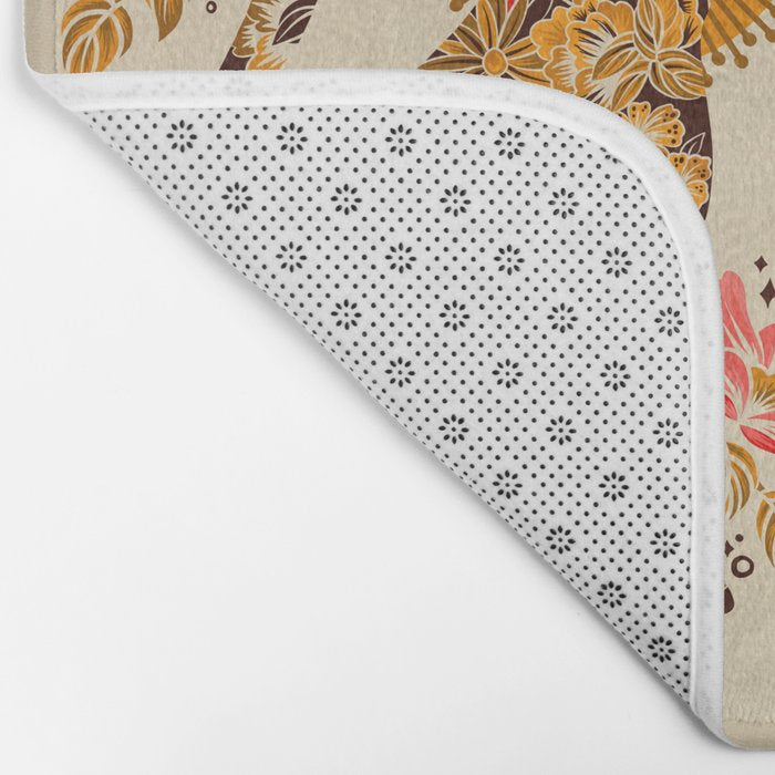 Porcelain Cat - 70s Palette Bath Mat Gallery Image 2
