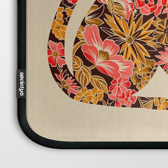 Porcelain Cat - 70s Palette Laptop Sleeve Gallery Image 3