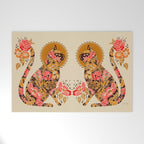 Porcelain Cat - 70s Palette Welcome Mat Gallery Image 1