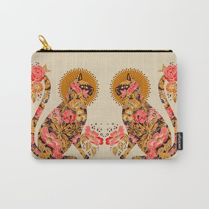 Porcelain Cat - 70s Palette Carry All Pouch Gallery Image 1